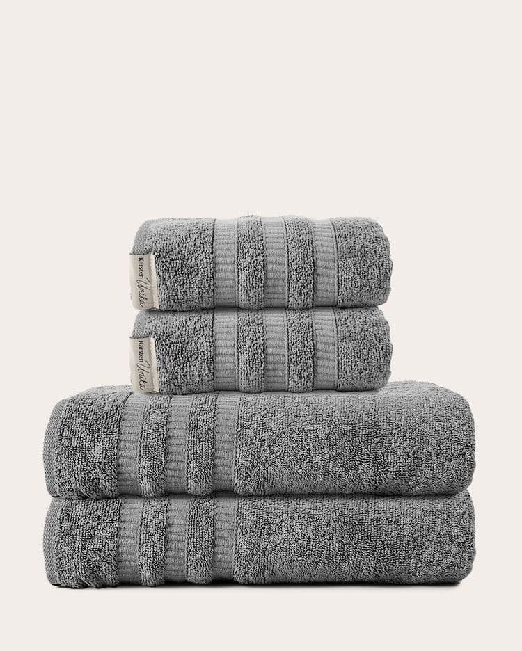 Toalhas de Banho e Rosto Karsten 100% Algodão 5 Peças